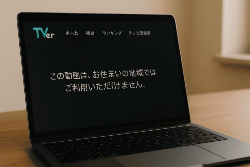 なぜTVerは海外から視聴できないのか？