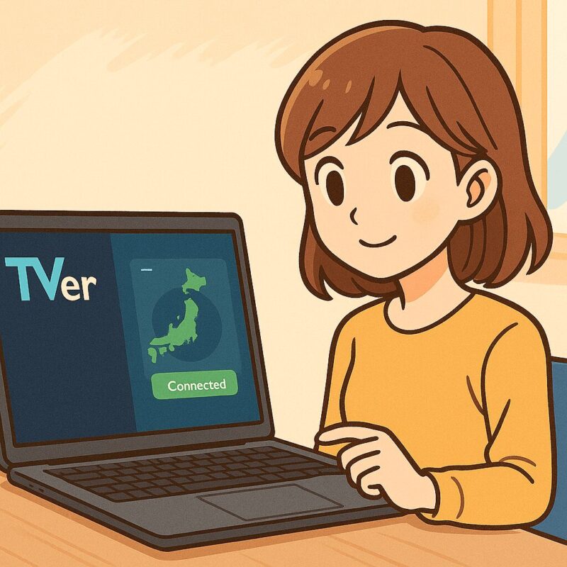 TVerを海外から見る方法｜VPNの仕組みと使い方