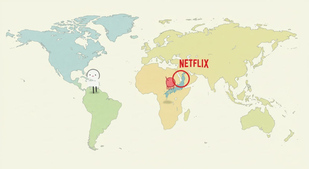 Netflixで日本から見れない理由とは?