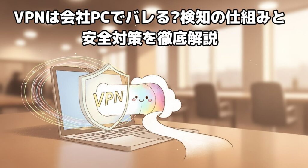 VPNは会社PCでバレる?検知の仕組みと安全対策を徹底解説