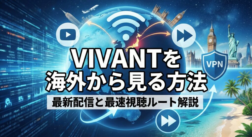 VIVANTを海外から見る方法｜最新配信と最速視聴ルート解説