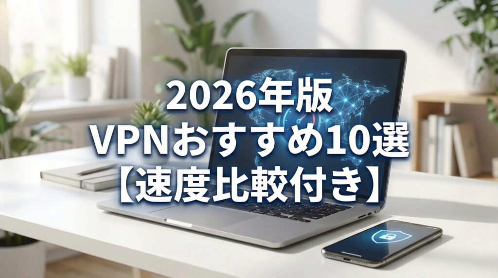 2026年版VPNおすすめ10選